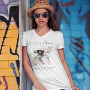 Elegant In Loving Memory   Photo Memorial T-Shirt