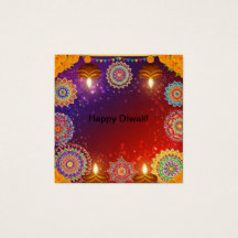 Elegant Indian Diwali Profile Card