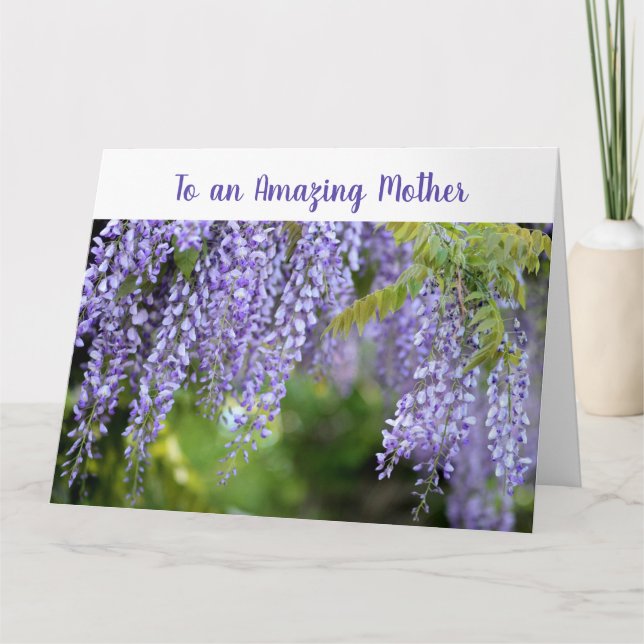 Elegant Infinite Love Amazing Mother Kind Patient Card (Front)
