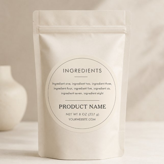 Elegant Ingredients Product Professional Label (Creator Uploaded)