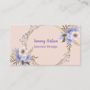 Elegant Interior Design  Business Card