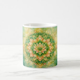 Elegant Intricate Floral Mandala Artwork Coffee Mug
