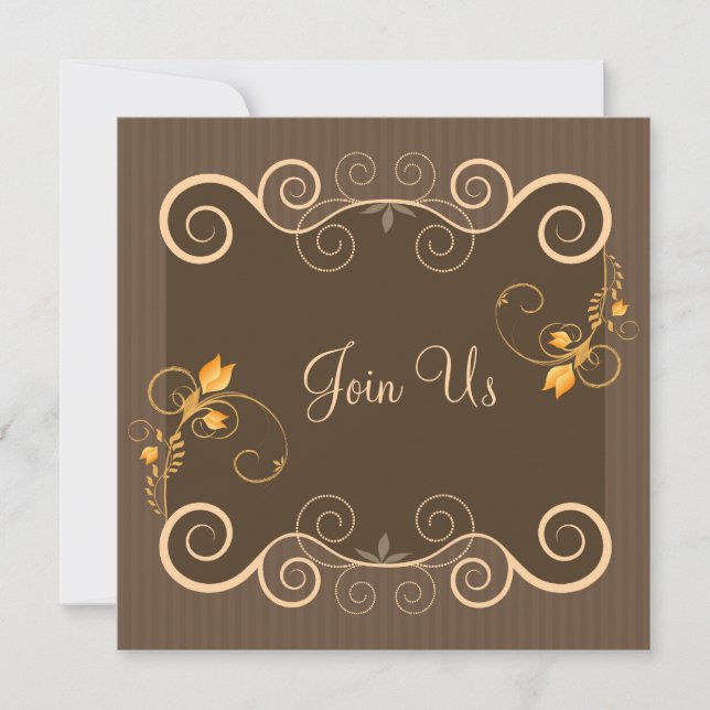 Elegant Invitation Card (Front)