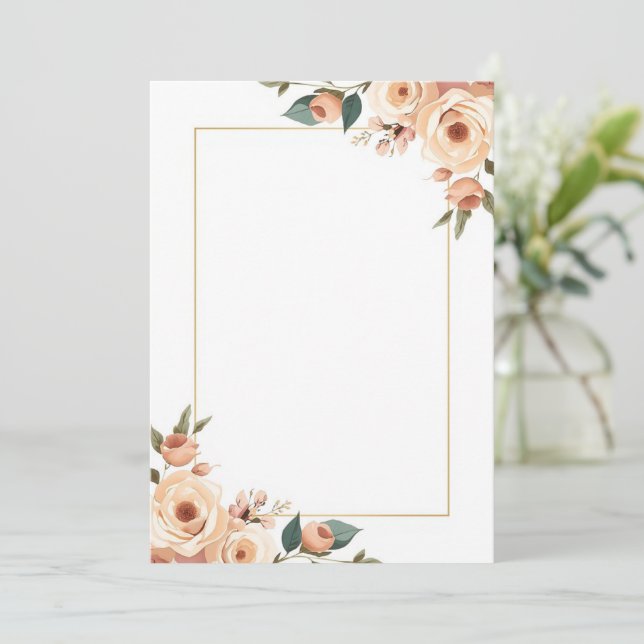 Elegant Invitation Design (Standing Front)