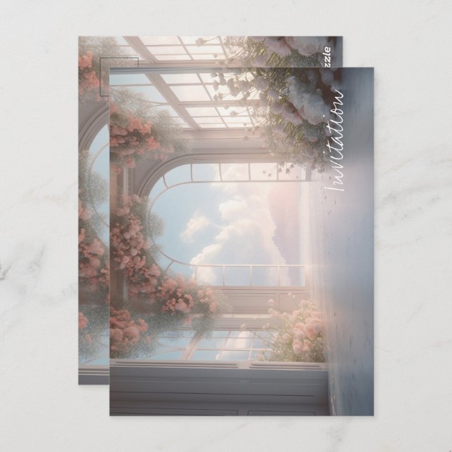 Elegant Invitation Postcard (Front/Back)