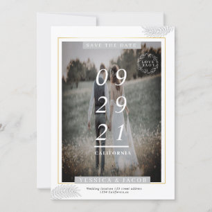 elegant invitation save the date