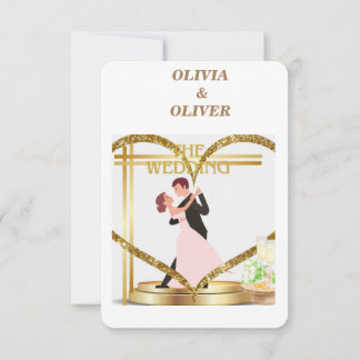 Elegant invitation. thank you card