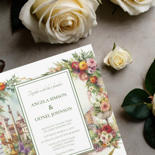Elegant Invitation Wedding Dinner Florence Italy
