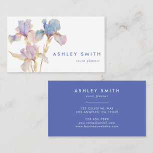 Elegant Iris Business Card