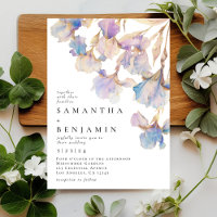 Elegant Iris Floral Wedding