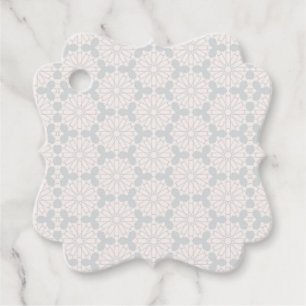 Elegant Islamic Art Design Favour Tags