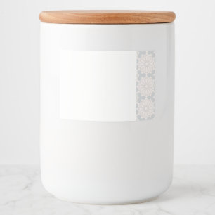 Elegant Islamic Art Design Food Label