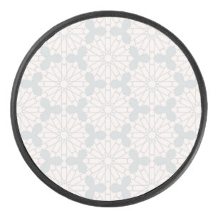 Elegant Islamic Art Design Hockey Puck