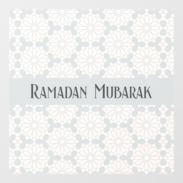 Elegant Islamic Art Design Window Cling (Sheet)