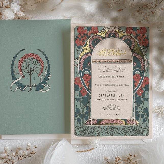 Elegant Islamic Ruby & Emerald Muslim Wedding (Creator Uploaded)