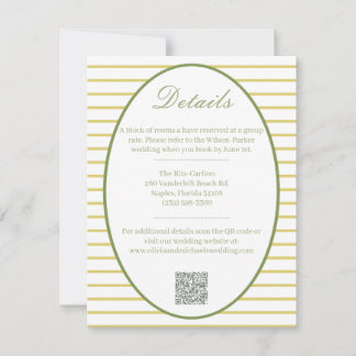 Elegant Island Citrus Details Enclosure Card