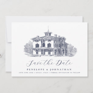 Elegant Italian Villa Destination Wedding Save The Date