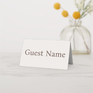 Elegant Italian Villa Watercolor Wedding Place Card