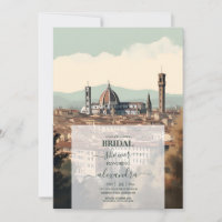 Elegant Italy Florence Destination  Bridal Shower