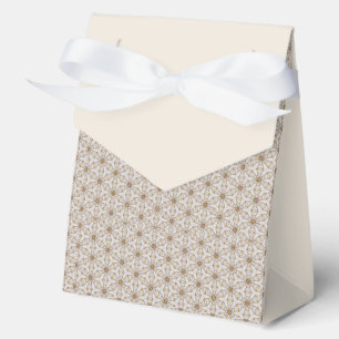 Elegant Ivory and Gold Starlight Favour Box