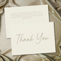 Elegant Ivory Cream Minimalist Wedding