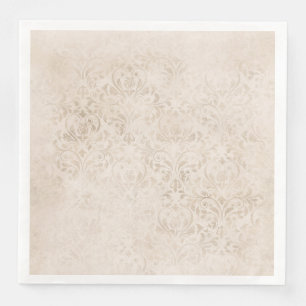 Elegant Ivory damask for all occasions Napkin