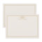Elegant Ivory Gold Three Letter Monogram