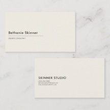 Elegant Ivory Minimalist Serif Typography