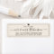 Elegant Ivory Script Wedding Return Address Label