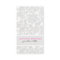 Elegant Ivory White Floral Damasks Embossed Effect