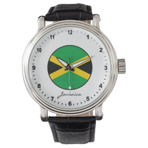 Elegant Jamaica Watch & Jamaican Flag