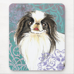 Elegant Japanese Chin Mouse Mat