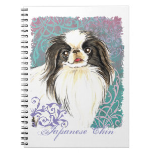 Elegant Japanese Chin Notebook