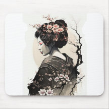 Elegant Japanese Geisha - 