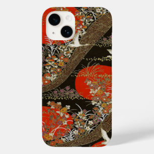 Elegant Japanese Washi Origami Lucky Cranes Case-Mate iPhone 14 Case