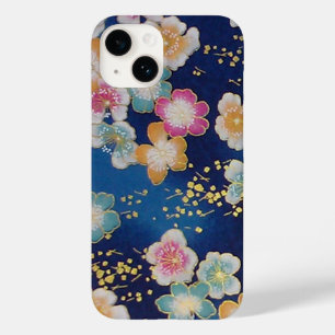 Elegant Japanese Washi Origami Modern Flowers Case-Mate iPhone 14 Case