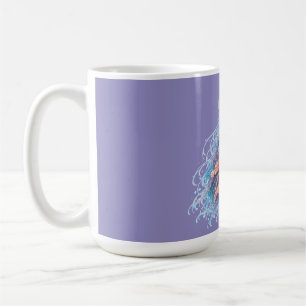 Elegant Jellyfish Ocean Fantasy Illustration Coffee Mug