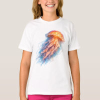 Elegant Jellyfish Ocean Fantasy Illustration