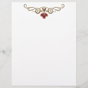 Elegant jewel Letterhead