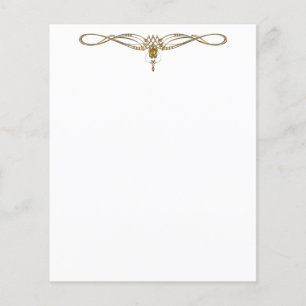 Elegant jewel Letterhead
