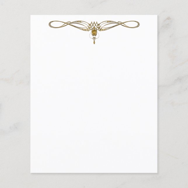 Elegant jewel Letterhead (Front)
