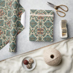 Elegant Jewel-Toned with Intertwined Rings Wedding Wrapping Paper<br><div class="desc">Celebrate love in style with this sophisticated wedding gift wrap featuring an intricate pattern of jewel tones like emerald, sapphire, and ruby. Highlighted by elegant intertwined rings and floral motifs, this luxurious design is perfect for weddings, engagements, anniversaries, or any romantic occasion. The high-quality paper showcases a modern aesthetic while...</div>
