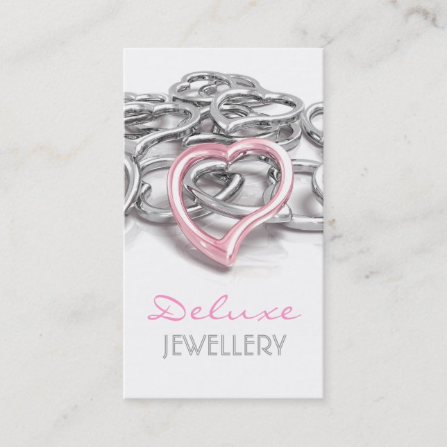 Elegant Jewellers Business Card (Front)