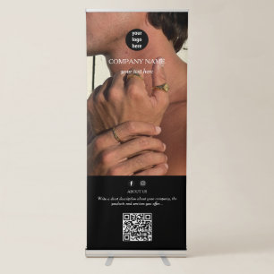 Elegant Jewellery Business Promotional Photography Retractable Banner