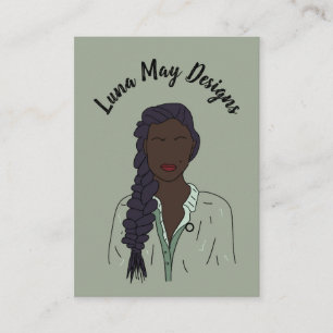 Elegant Jewelry Boss Women 1 Pin Business Card