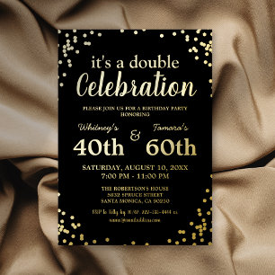 Elegant Joint Birthday Party