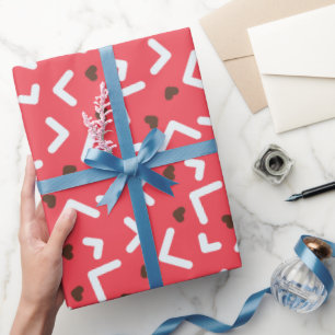 Elegant Joyful Whimsical Seasonal Groomsmen Gift Wrapping Paper