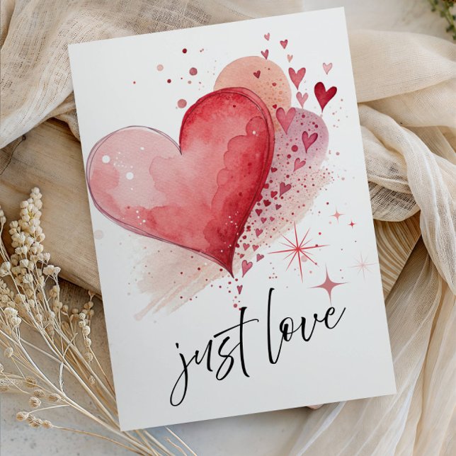 Elegant “Just Love” Wedding - Minimalist Romantic  Invitation (Creator Uploaded)
