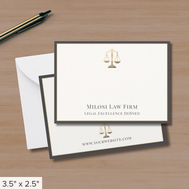 Elegant Justice Scale Legal Card (Creator Uploaded)