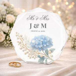 Elegant Keepsake Newlyweds Gift Bride Groom Photo Block